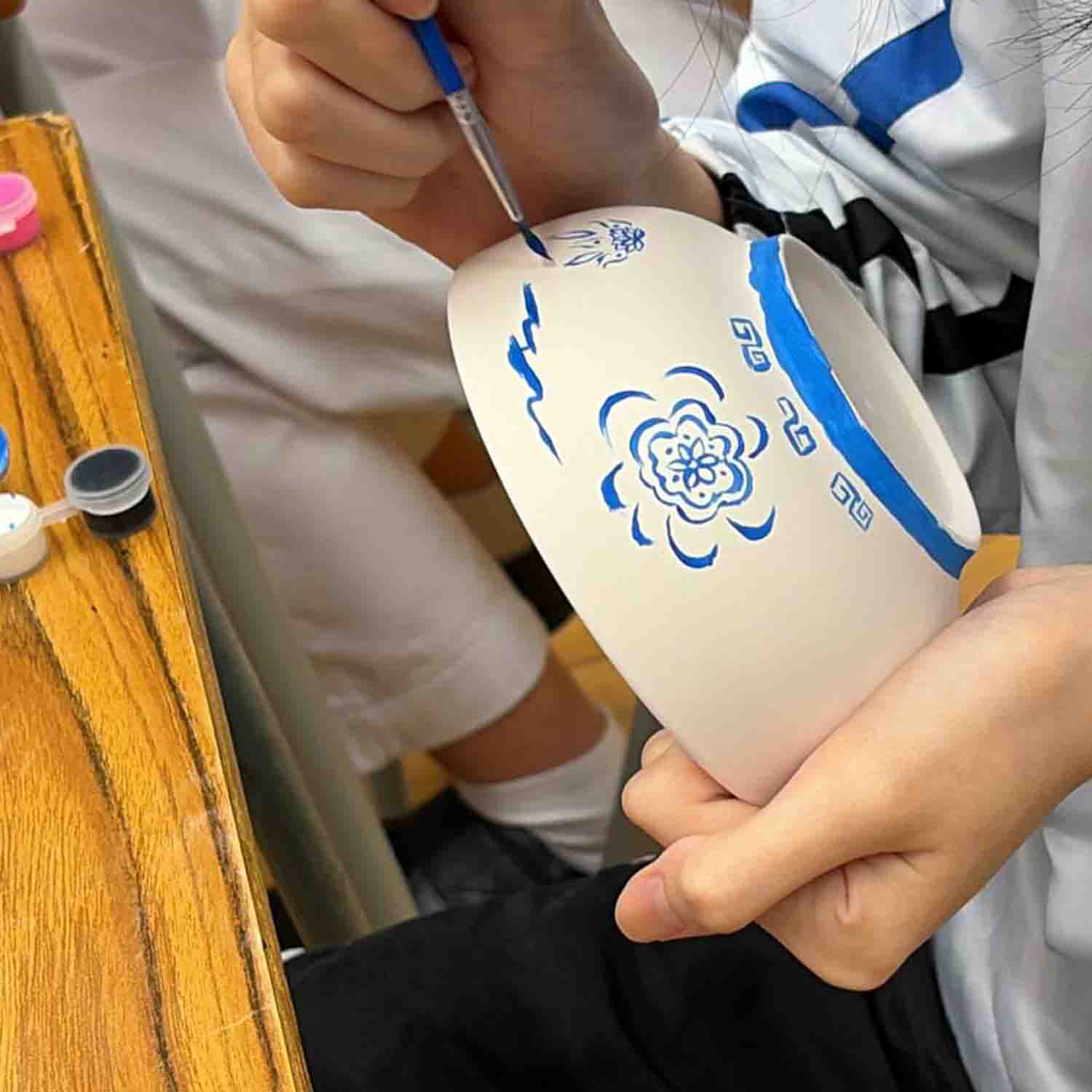 幼兒青花模板趣味彩繪